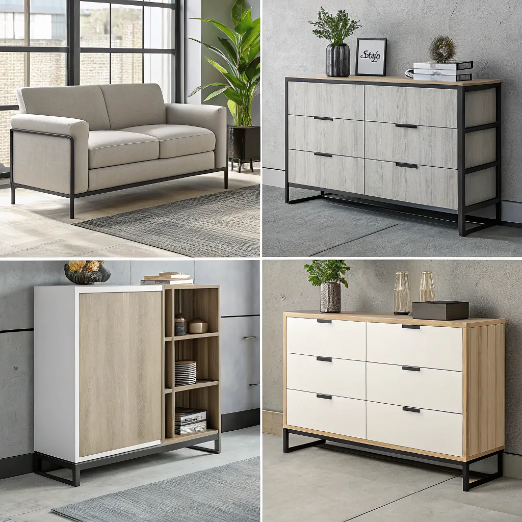 Modular furniture pieces